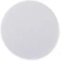 Minimalist round white felt coaster for heat insulation and anti-slip protection - 2.0mm / White