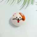 Pallina per asciugatrice in lana con simpatico design a gatto per bucato morbido - Motivo Gatto