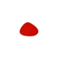 Red felt placemat with irregular triangular shape for Christmas table decoration - Egg Shape / Regular Fit / Red