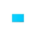 Bright blue rectangular felt Christmas table mat for festive kitchen dining decoration - Rectangle / Regular Fit / Cyan