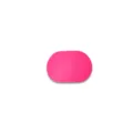 Vibrant pink oval felt placemat heat-resistant table mat for kitchen decor - Ellipse / Regular Fit / Rose Red