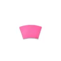 Rose pink fan-shaped felt Christmas table mat for holiday kitchen and dining decoration - Fan / Regular Fit / Rose Red