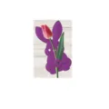 Cute purple bunny Easter cutlery holder for festive party table decoration - Rabbit / 1 Piece / Purple