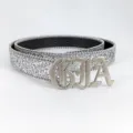 Silver Buckle + Silver Sequin