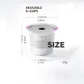 Reusable stainless steel coffee capsule K-cup compatible with single hole coffee makers. - Single-Hole Coffee Capsules