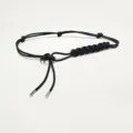 Women's black leather rope belt, braided waist accessory for dresses and winter coats. - 120cm / 1.0cm Twist Buckle + Black Belt