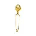 Pince a Infusion de Thé Coquillage en Acier Inoxydable Dore Filtre a The Pratique - Coquillage / Or