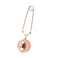 Rose gold stainless steel tea infuser variant, fine mesh tea ball strainer for loose leaf tea. - Simple Hand-clip Pack / Rose Gold