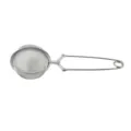 Stainless steel tea strainer ball with squeeze handle, mesh infuser for loose leaf tea. - 6.5cm Clips