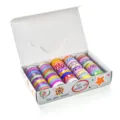 Set van 50 rollen glitter washi tape in witte doos, decoratieve maskeringstape. - 50 Stuks/Verpakking