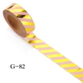Pink gold striped washi tape for journaling, decorative adhesive masking tape, cute stationery DIY. - G82