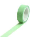 Cinta washi verde a cuadros para diarios DIY, scrapbooking y decoración de planificadores. - Cuadrícula Verde Claro (FG-02)