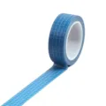 Cinta washi de cuadrícula azul para diario DIY, decoración de planificador y manualidades - Cuadrícula Azul (FG-04)