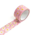 Rosa Gänseblümchen Klebeband, dekoratives Packband für DIY Handwerk und Dekoration - Rosa Gänseblümchen
