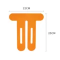 Oranger Kinesiologie Muskel Tape wasserdicht elastisch Sport Reha Tape 22x25cm - Orange