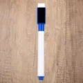 Magnetischer Whiteboard-Marker mit Radierkappe, abwischbarer Stift für Büro und Schule. - Blauer Stift / Blau