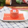 Süßes Lachs-Sushi-Scheiben-Washi-Tape für DIY-Journaling, dekorative Briefpapier-Aufkleber. - Lachs