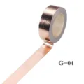 Roségold metallic Washi-Tape, dekoratives Klebeband für Tagebuch, Scrapbooking und Basteln. - G-04