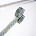 Blue pineapple pattern washi tape for journal DIY decoration, cute narrow stationery. - P-11 Pineapple