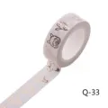Goldfolien Washi Tape dekorativer Klebeaufkleber für Tagebuch, Scrapbooking und Bastelprojekte. - Q-33