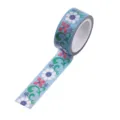 Colorful floral pattern washi tape for journaling scrapbooking DIY crafts decorative masking tape - Daisy Vine (P-42)