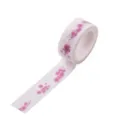 Dekoratives Washi-Tape mit rosa Kirschblüten-Muster, ideal für Tagebuch und DIY-Basteln. - P-24