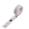 Cute decorative washi tape for journaling DIY crafts and scrapbooking planner rolls. - Cartoon Animals (P-36)