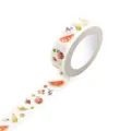 Gold foil washi tape decorative colorful adhesive masking tape for journaling DIY craft supplies - Q-58
