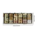 17 Rollen Vintage Washi Tapes Set Geschenkbox DIY Tagebuch Dekorative Klebebander - 17 Rollen Vintage Washi-Klebeband-Set (AGU-015) / 17 Rollen Packung