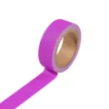 Purple fluorescent cloth tape roll for stage decoration and crafting, high viscosity sticker. - Purple