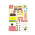 Niedlicher ästhetischer Goldfolien-Aufkleberbogen für DIY Planer Journaling Schreibwaren Deko - YCLD-2