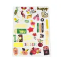 Gold stamping flat sticker sheet cute DIY journaling decorative cartoon stickers variant - YCLE-5