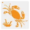 Oceaan thema holle schilderij sjabloon DIY airbrush krab stencil kunstwerktuig - Oceaan nr. 6