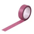 Purple grid washi tape, decorative masking tape for DIY planner crafts and journal decoration. - Purplish-Red Grid