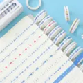 Washi tape set 8mm basic rainbow tearable DIY journaling decorative tape boxed border tape - Sea Blue