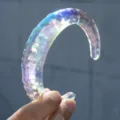Pulsera rígida de resina iridiscente con efecto aurora para mujer - Brazalete de Acrílico Iridiscente (6725101)
