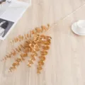 Golden artificial eucalyptus branch for minimalist home decor and flower arrangement - Eucalyptus Leaf / Gold
