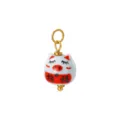 Keramik Gluecksschwein Anhänger DIY Schmuck Accessoire für Halskette Ohrring Basteln - Blaues Glücksschwein