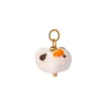 Lindo Colgante de Cerámica de Gato Abalorio para Collar DIY Pendientes Accesorios de Joyería - Gato calicó tumbado