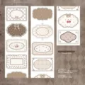Retro toast bread themed decorative label stickers for journaling and scrapbooking - Toast Bread