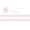 Vintage Pink Rose Notes Blumen-Washi-Tape für Journaling und DIY-Deko-Scrapbooking - 1.5cm Breite x 2m Länge / Rosa Rosen Notizen