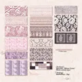 Vintage style lace pattern die-cut washi tape roll for DIY scrapbooking and journal decoration - Style 5 Collect Lace / Collect Lace