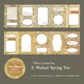 Αυτοκόλλητη ταινία washi Walnut Spring Tea με λουλούδια William Morris, 60mm πλάτος - 3. Ανοιξιάτικο Τσάι Καρυδιού