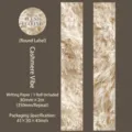 Cinta washi decorativa con textura de peluche para proyectos de diario y manualidades - 30mmx2m / Sensación Cachemira