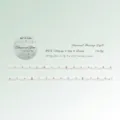 Ruban adhésif PET Diamond Flowing Light avec motifs de pierres précieuses colorées - Taille 10mm / Lumière De Diamant Fluide