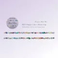 Ruban adhésif PET décoratif premium avec pierres précieuses pour scrapbooking DIY - Boîte À Perles Trésor