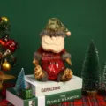 Peluche de Papá Noel bolsa de manzana regalo de fiesta dulces decoración navideña. - Bolsa de Manzana de Papá Noel Sentado