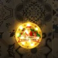 LED Christmas hanging light with cute Santa snowman pattern warm glow festive decor - Santa Snowman Deer Group Style
