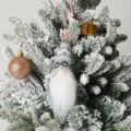 Christmas gnome hanging ornament, knitted faceless doll tree decoration for holiday decor. - C2-1 Gray Style X