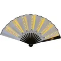 33cm LED Faltfächer mit warmgelben Lichter für Bühnenauftritte und Partys - Orange